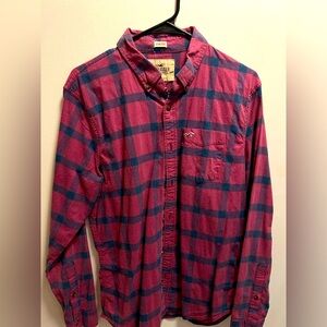 Large button down Hollister long sleeve shirt